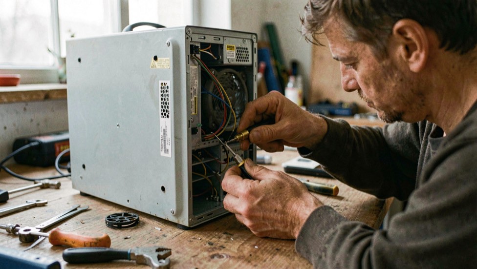PC reparieren: Fehler ruhig eingrenzen: Ein nachvollziehbarer Ablauf für Fehlersuche, Sichtprüfung und den ersten sicheren Handgriff.